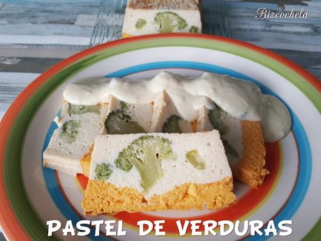 PASTEL DE VERDURAS: COLIFLOR, BRÓCOLI Y ZANAHORIA