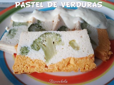 PASTEL DE VERDURAS: COLIFLOR, BRÓCOLI Y ZANAHORIA