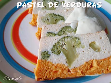 PASTEL DE VERDURAS: COLIFLOR, BRÓCOLI Y ZANAHORIA