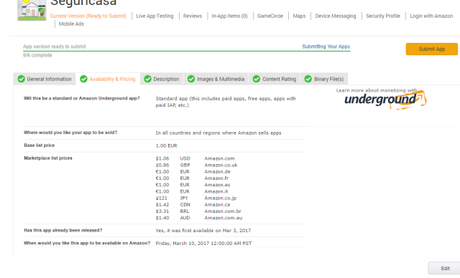 Como publicar su app en Amazon parte 2