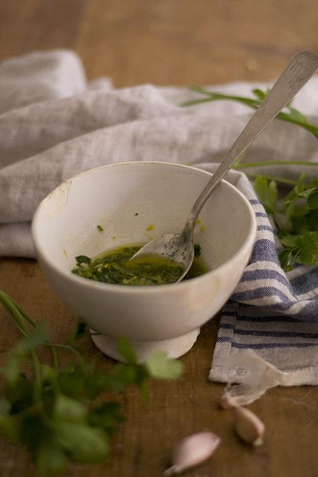 RAVIOLI DE ALCACHOFA CON GREMOLATA