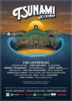 Tsunami Xixón 2017: The Sounds, Joey Cape, Los Tiki Phantoms... Tsunami Xixón 2017: The Sounds, Joey Cape, Los Tiki Phantoms...