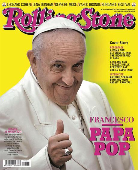 El Papa protagoniza la nueva portada de la edición italiana de Rolling Stone