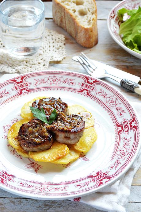 Solomillo con miel y mostaza Solomillo con miel y mostaza