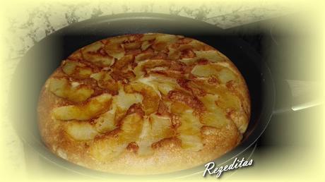 PASTEL DE MANZANA SIN HORNO