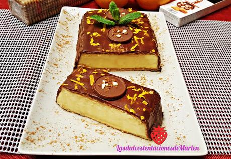 Pastel de Crema de Vainilla y Chocolate