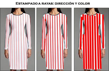 Rayas finas verticales en rojo Entender el estampado a rayas