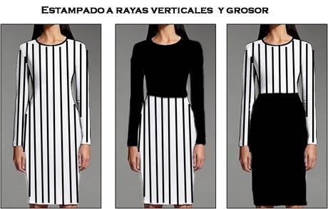 Rayas grosor medio en vertical y prensas lisas Entender el estampado a rayas