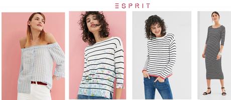 En Esprit también he encontrado algunas prendas con estampado a rayas que son interesantes. Entender el estampado a rayas