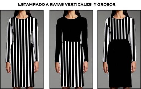 Rayas gruesas verticales y prendas lisas Entender el estampado a rayas