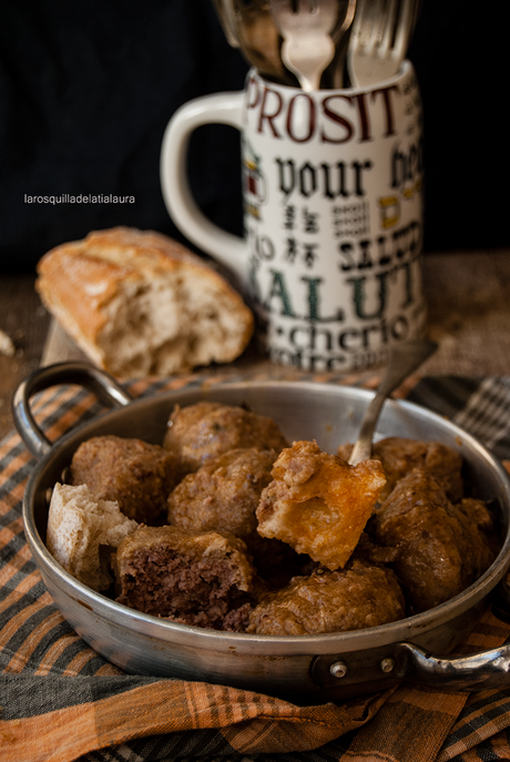 ALBÓNDIGAS EN SALSA ESPAÑOLA