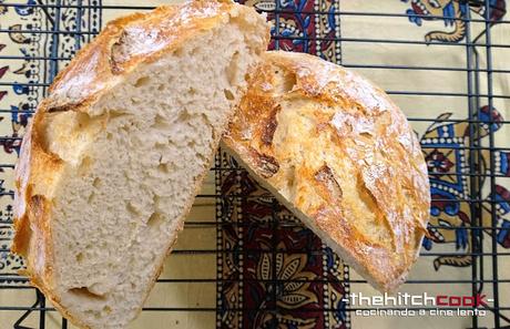 PAN EN COCOTTE (Receta sin amasar de pan casero)