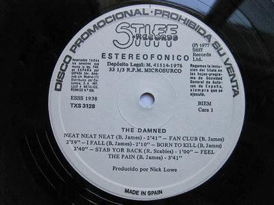 The Damned - Damned Damned Damned Lp 1979