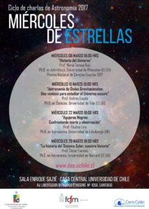 Charla “Astronomía de Ondas Gravitacionales: Una ventana para estudiar el Universo Oscuro” en Santiago