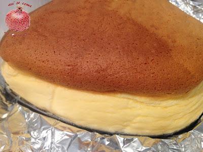 Pastel japones de queso sin gluten