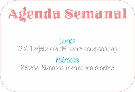 Agenda Semanal 13/03 - 19/03