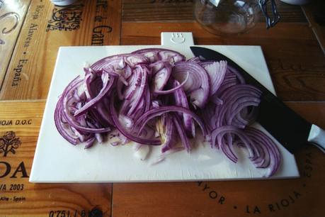 Cebolla roja encurtida Cebolla roja encurtida
