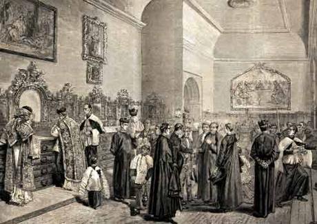 La misa de doce en la Parroquial de Santa María Magdalena La misa de doce en la Parroquial de Santa María Magdalena
