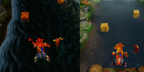Comparan Crash Bandicoot 2 en sus versiones PS1 y PS4