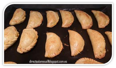 Empanadillas caseras de atún y huevo