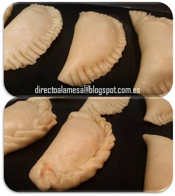 Empanadillas caseras de atún y huevo