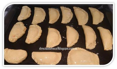 Empanadillas caseras de atún y huevo