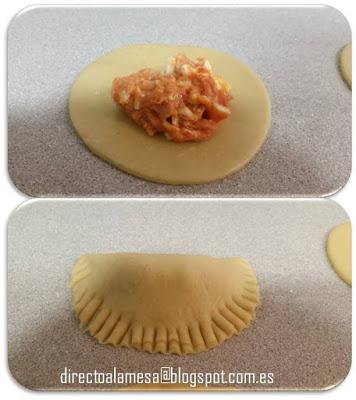 Empanadillas caseras de atún y huevo