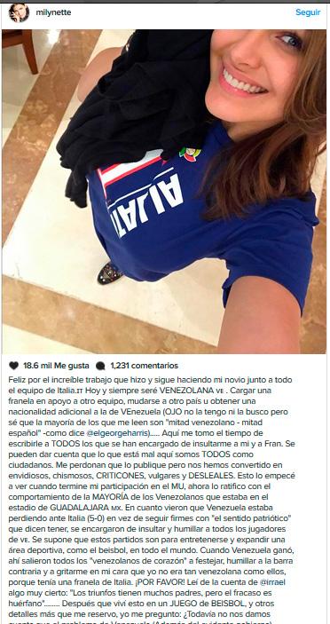 Así reacciono  Migbelis Castellanos ante críticas contra su novio El Vinotinto Cervelli #Beisbol #Venezuela