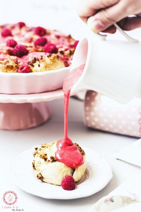 Rollos de Yogur y Frambuesa. Receta Fácil y Resultona Rollos de Yogur y Frambuesa