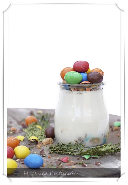 Panna Cotta con M&M Panna Cotta con M&M