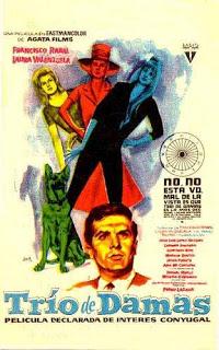 TRÍO DE DAMAS (España, 1960) Comedia