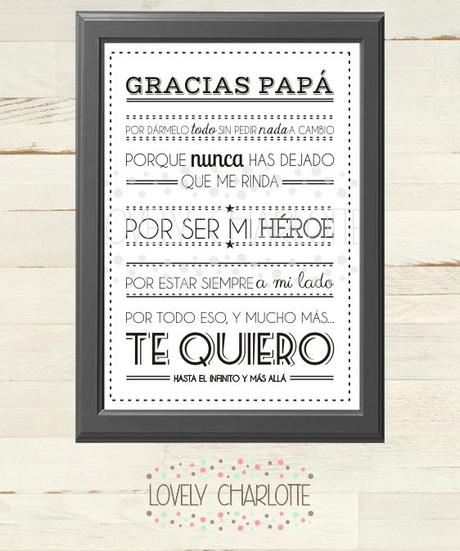MANUALIDADES PARA EL DÍA DEL PADRE: ¡¡QUE NO SE QUEDE SIN REGALO!! Lovely Charlotte: LÁMINAS PARA EL DÍA DEL PADRE: