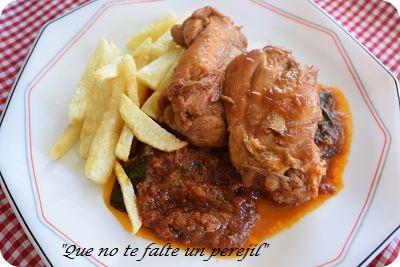 Pollo con Tomate, Calabacín y Berenjena Pollo con Tomate, Calabacín y Berenjena