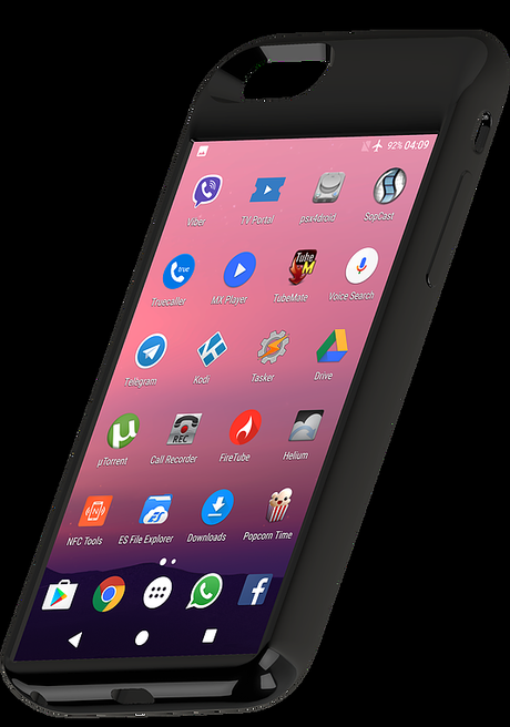 Este Case para iPhone tiene un Android en la espalda para los “biplataforma” Este Case para iPhone tiene un Android en la espalda para los “biplataforma”