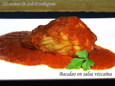 Bacalao en salsa vizcaína