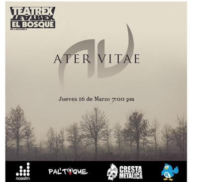 Con la banda Ater Vitae (@AterVitae) comienza el Ciclo de #Rock Progresivo en el (@TEATREX) a partir del 16 de #marzo