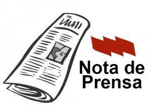 nota de prensa