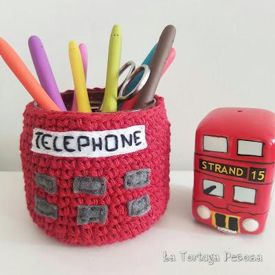 PORTA-AGUJAS CROCHET LONDON IS CALLING