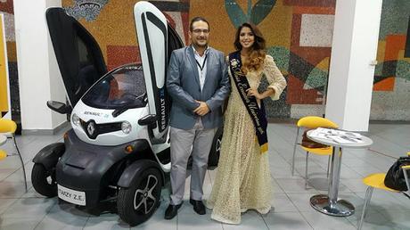 Renault formó parte de la elección del mejor traje típico para la futura Miss Ecuador