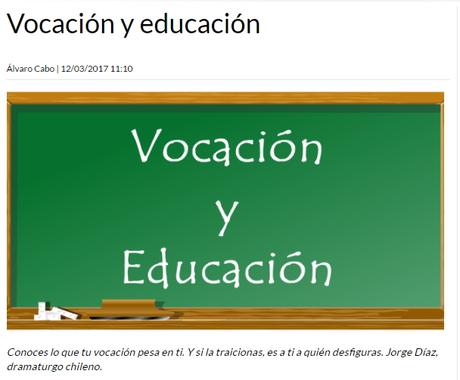 Vocación y educación