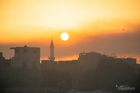 Amanecer desde la explanada del recinto del templo de Karnak. Luxor (Egipto) Fotografia_viaje_Egipto.Abuelohara