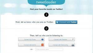 tweetlouder Encuentra a tu banda musical favorita en Twitter con TweetLouder