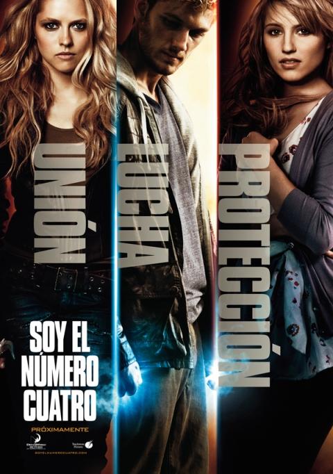 soy el numero cuatro Cartel definitivo de Soy el número cuatro