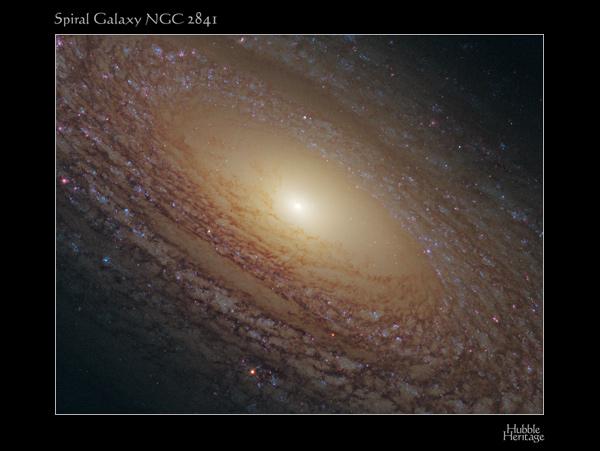 El disco espiral de NGC 2841