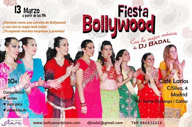 Fiesta Bollywood en Madrid el 13 de Marzo