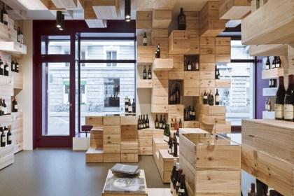 Con 1500 cajas de vino, una vinacoteca