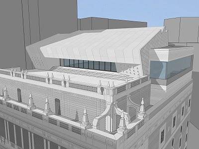 Palacio de la Música, Madrid - Montaje de cerchas metálicas Palacio de la Música, Madrid - Montaje de cerchas metálicas
