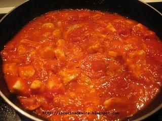 ESPAGUETIS CON POLLO Y BACON ESPAGUETIS CON POLLO Y BACON