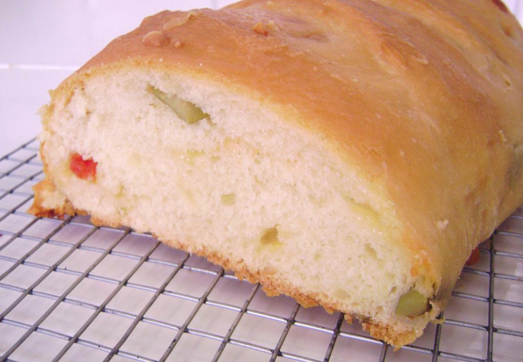 Pan del Reino receita_de_pao_queijo_azeitona_tomate