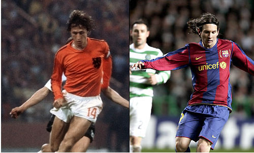 Messi y Cruyff, Cruyff y Messi Messi y Cruyff, Cruyff y Messi